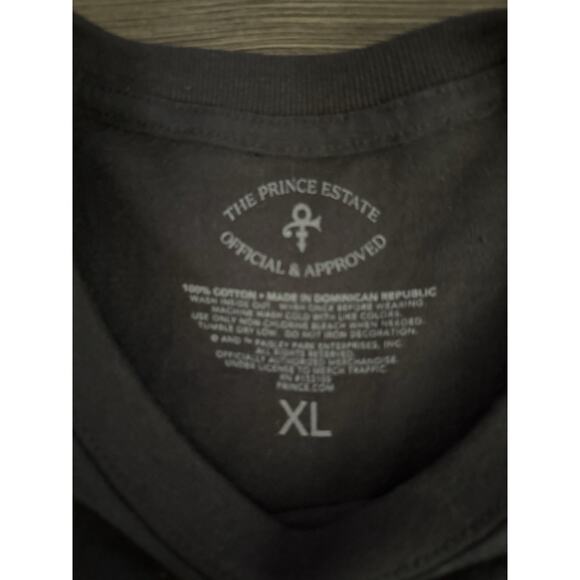 Prince and The Revolution Purple Rain T Shirt XL Black 80’s Music Band Pop Rock - Picture 4 of 9